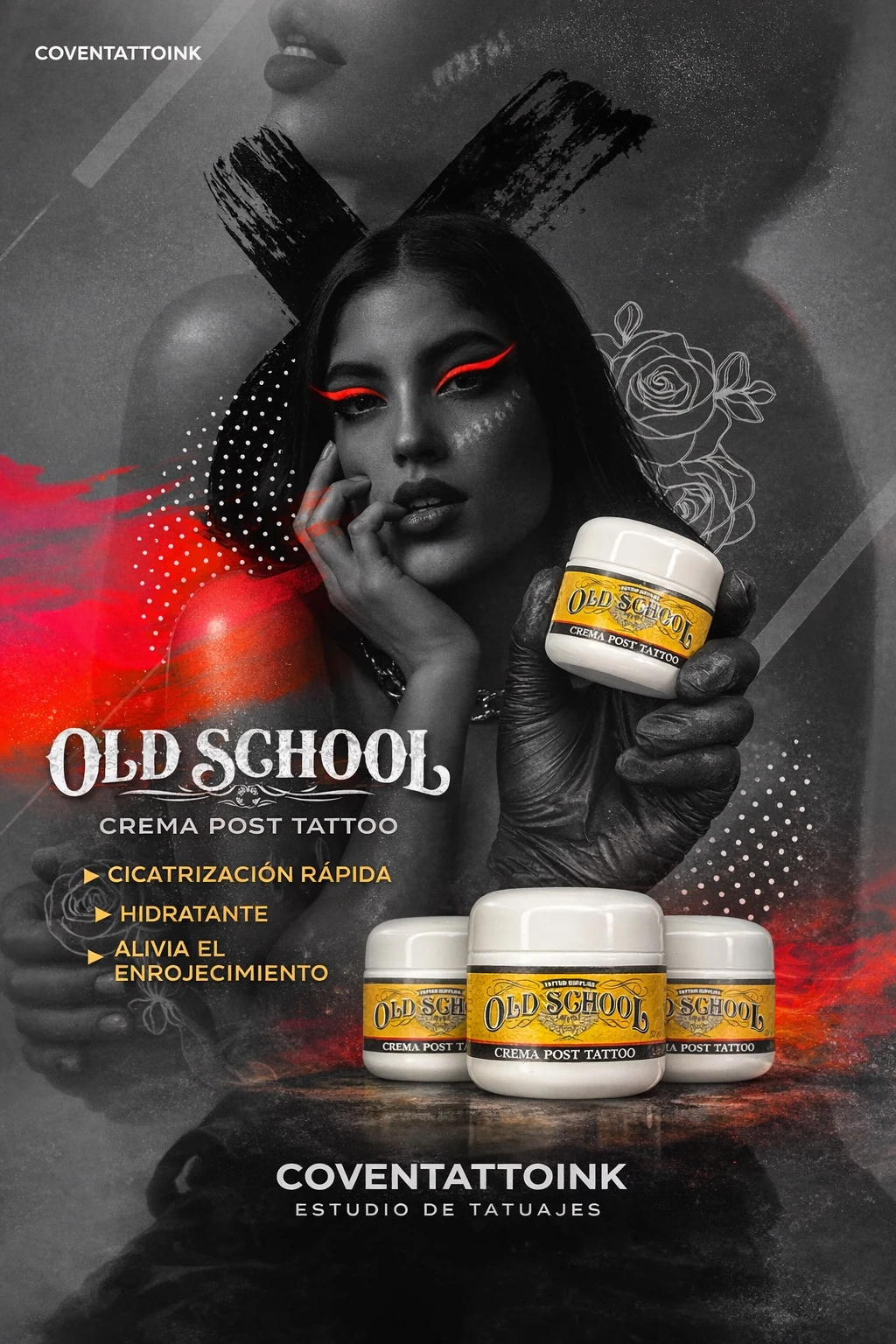 Campaña de crema post tattoo