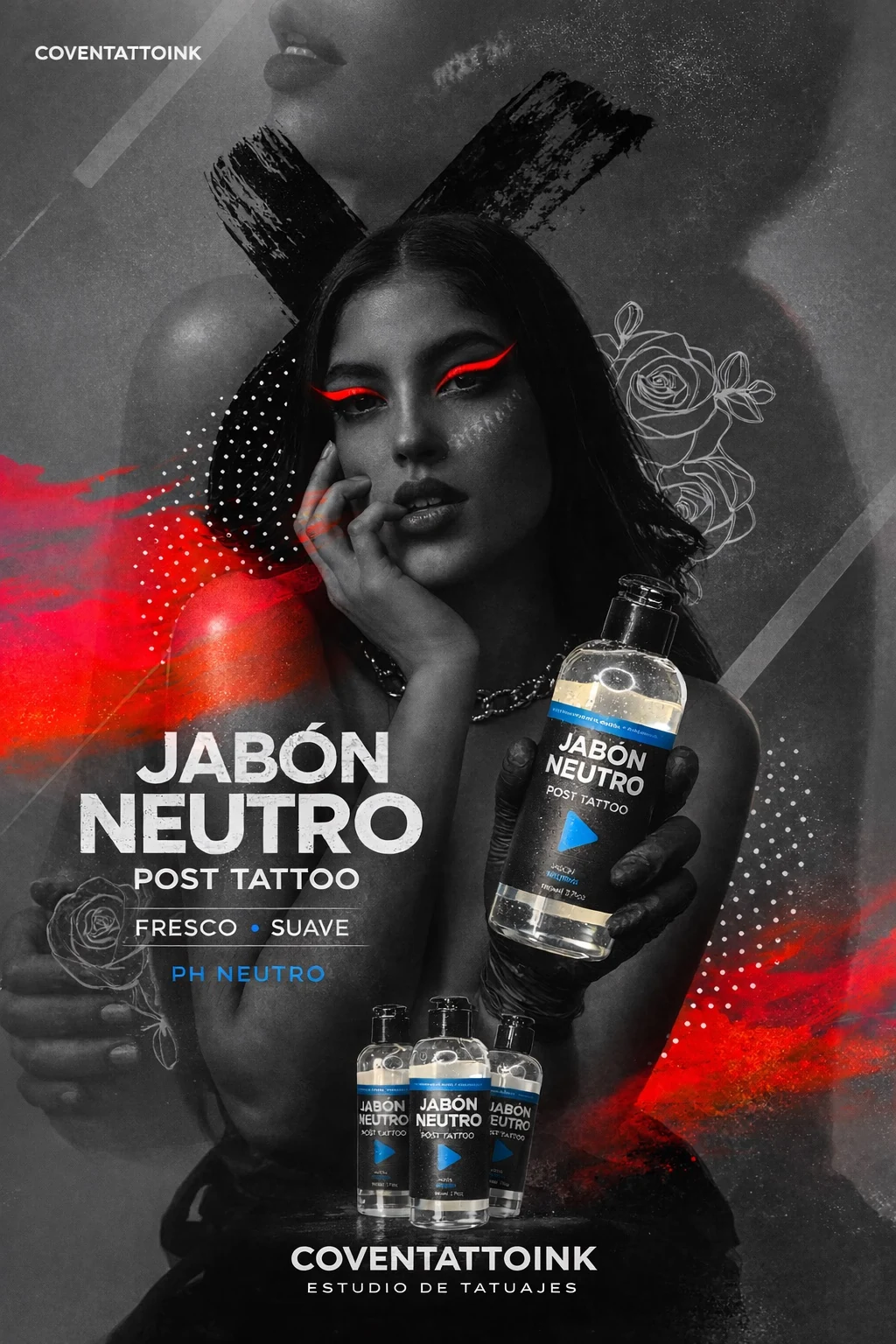 Campaña de jabón neutro post tattoo