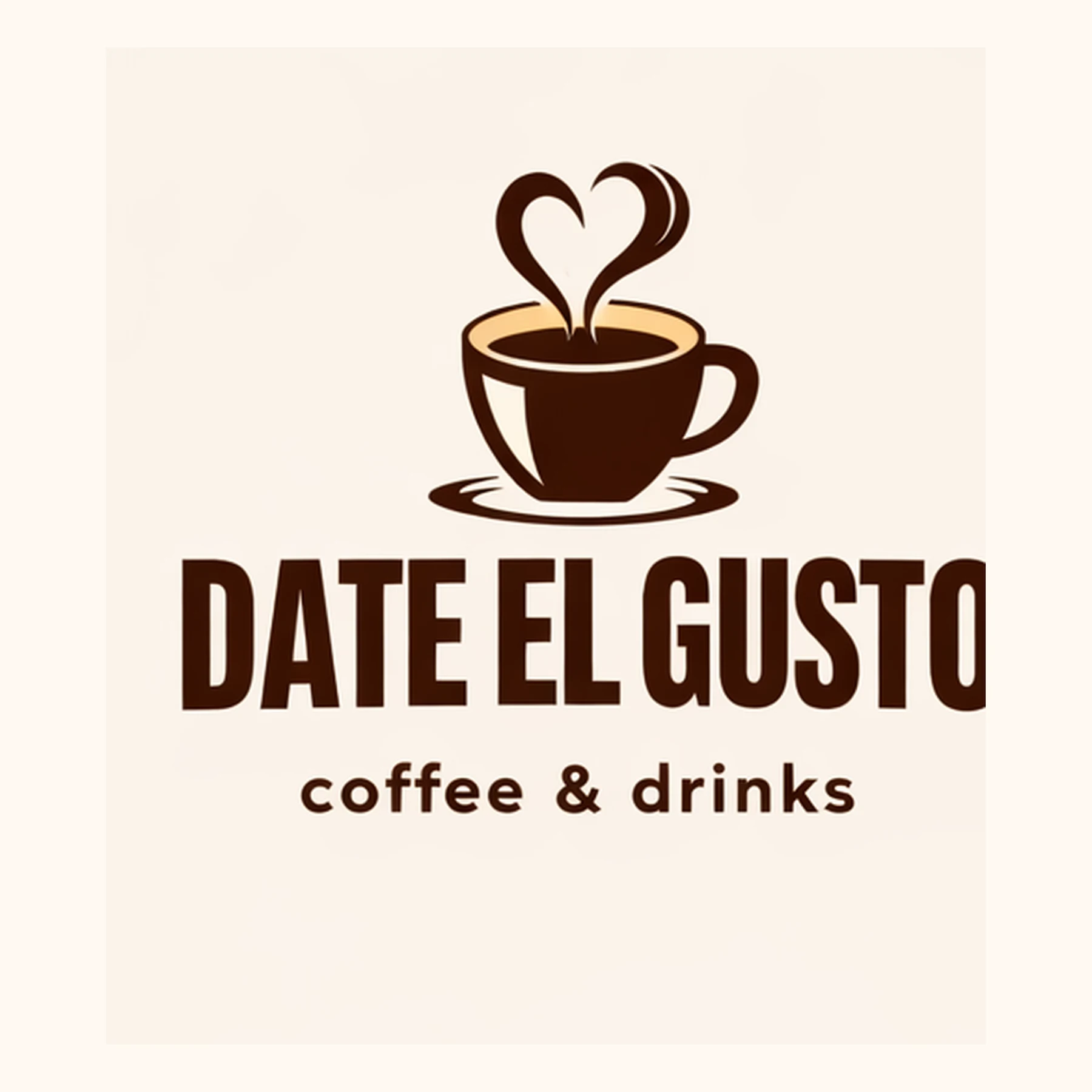 Propuesta de logo de Date el Gusto